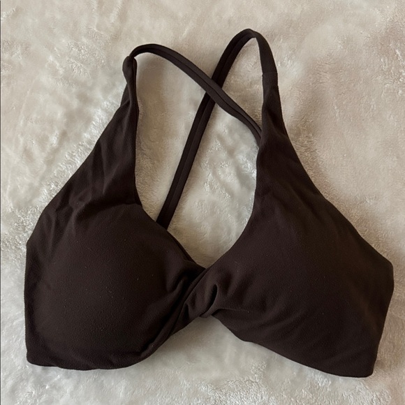 Buffbunny Collection Other - Buffbunny Collection Glow Sports Bra Cold Brew Brown Twis Front Size XL